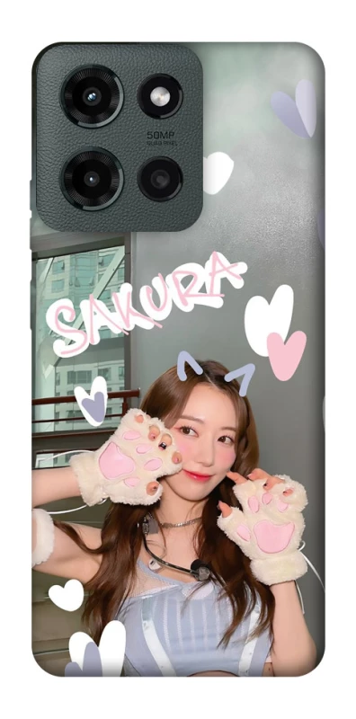 Чохол на Motorola Moto G Power (2025) Sakura - LE SSERAFIM фото 1 з 1