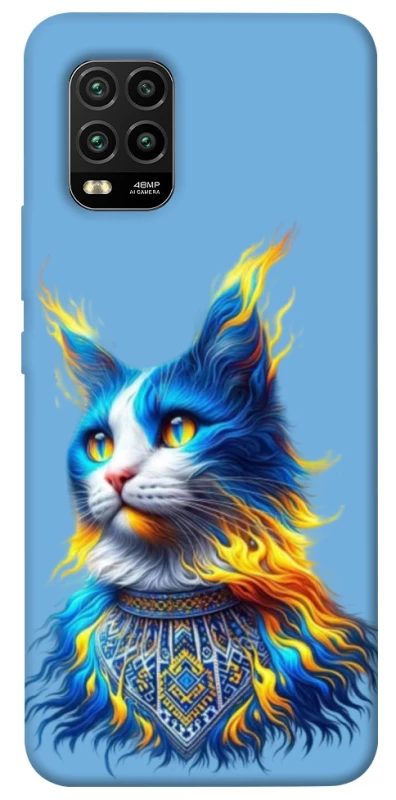 Чохол на Xiaomi Mi 10 Lite Кіт патріот фото 1 з 1