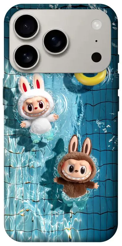 Чехол на Apple iPhone 18 Pro Labubu in the pool фото 2 из 2