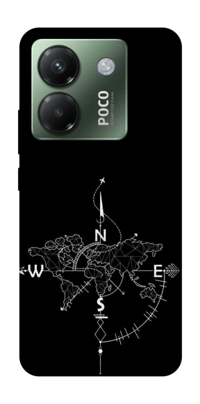 Чохол на Xiaomi Poco M7 pro 5G Travel Map фото 1 з 1