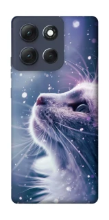 Чохол на Motorola Moto G86 Power Snow cat фото 1 з 1