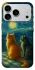 Чехол на Apple iPhone 18 Pro Max Cats under the stars фото 1 из 1