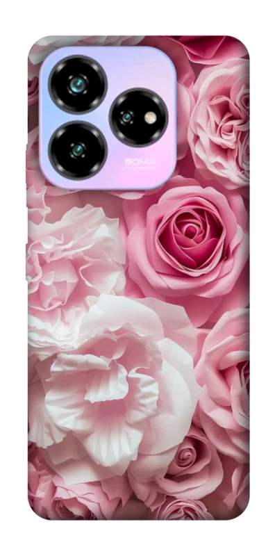 Чохол на ZTE Nubia V60 Desing Рожеві Квіти фото 1 з 1