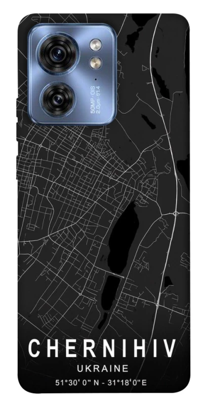Чехол на Motorola Edge 40 Chernihiv map фото 1 из 1