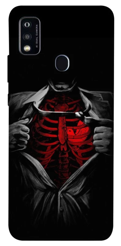 Чехол на ZTE Blade A51 Skeleton Heart фото 1 из 1