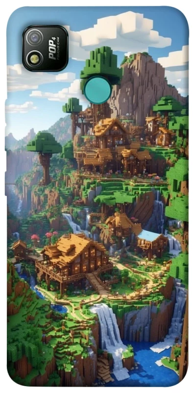 Чехол на TECNO POP 4 Minecraft universe фото 1 из 1