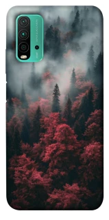 Чехол на Xiaomi Redmi Note 9 4G / Redmi 9 Power Red Wood фото 1 из 1