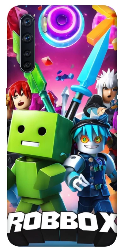 Чехол на Oppo A91 Roblox gaming heroes фото 1 из 1