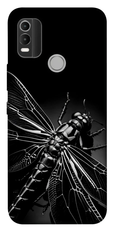Чехол на Nokia C21 Plus Black dragonfly фото 1 из 1