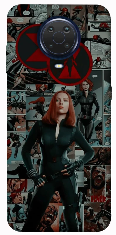 Чехол на Nokia G20 / G10 / 6.3 Black Widow фото 1 из 1