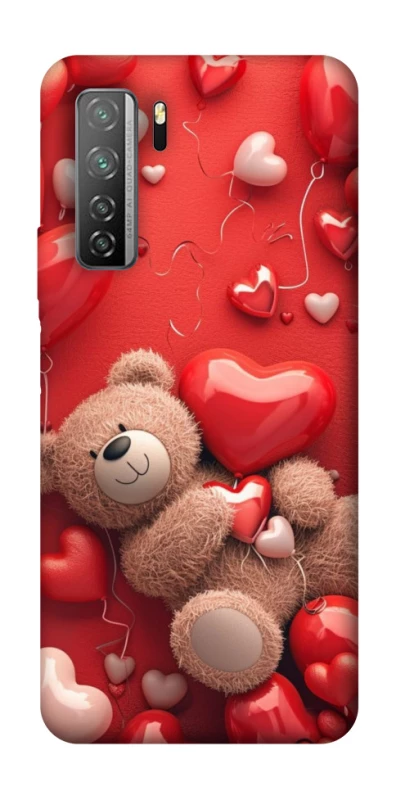Чохол на Huawei Nova 7 SE bear in hearts фото 1 з 1