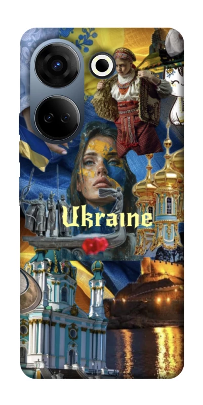 Чохол на TECNO Camon 20 Pro (CK7n) Ukraine style ver.3 фото 1 з 1