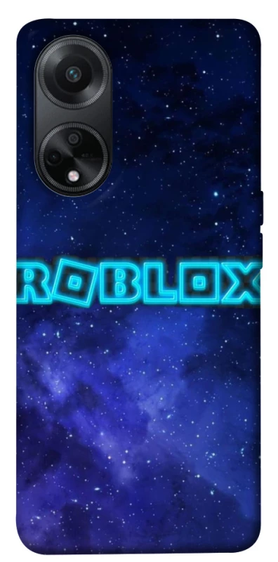 Чохол на Oppo A98 Roblox Space Logo Blue фото 1 з 1