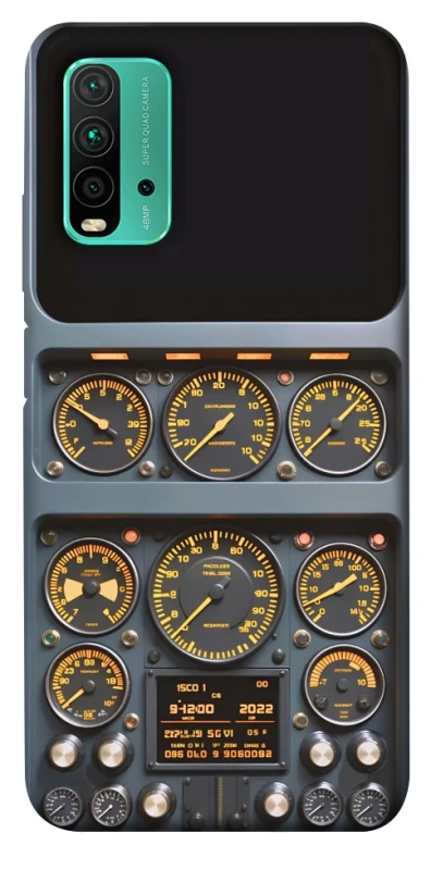 Чохол на Xiaomi Redmi Note 9 4G / Redmi 9 Power Airplane instrument panel фото 1 з 1