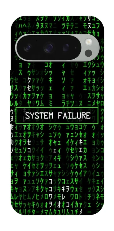 Чехол на Google Pixel 10 Pro XL Matrix system failure фото 1 Чехол на Google Pixel 10 Pro XL Matrix system failure фото 1 из 1