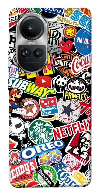 Чохол на Oppo Reno 10 brands фото 1 з 1