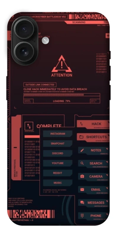 Чохол на Apple iPhone 16 Plus Attention фото 1 з 1