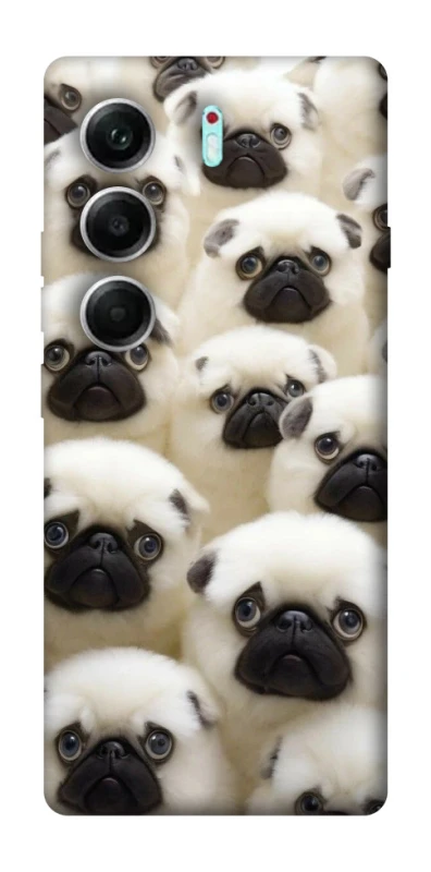 Чехол на Tecno Camon 40 Pro Doggy Pug Love фото 1 из 1