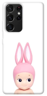 Чехол на Samsung Galaxy S21 Ultra Minimal Bunny Peek фото 1 из 1