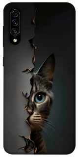 Чехол на Samsung Galaxy A50 (A505F) / A50s / A30s Кот-подглядыватель v2 фото 1 из 1