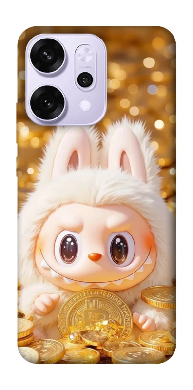 Чехол на Oppo Reno 14 Pro Bitcoin Labubu фото 1 из 1