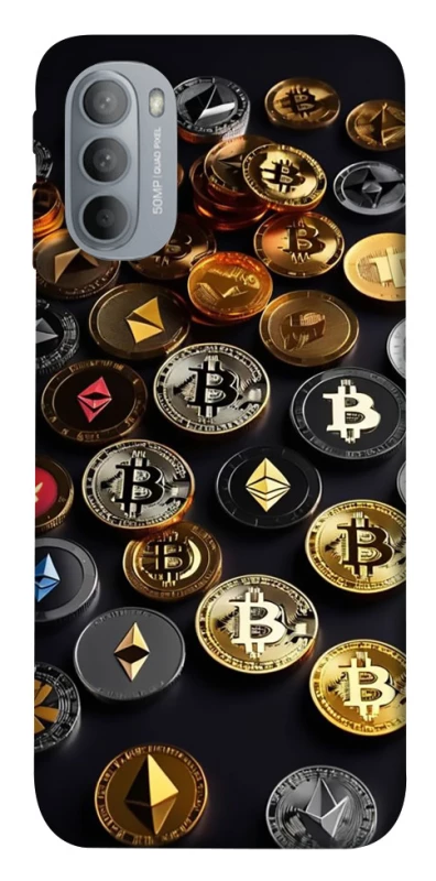 Чохол на Motorola Moto G31 Many coins фото 1 з 1