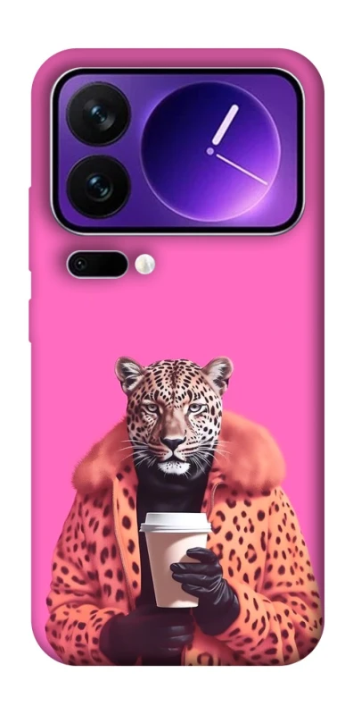 Чохол на Xiaomi 17 Pro Max Леопард з кавою фото 1 з 1