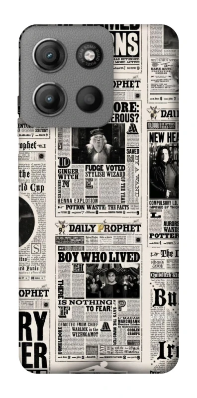 Чохол на Motorola Moto G15 Power Harry Potter newspaper фото 1 з 1