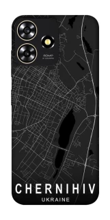 Чохол на ZTE Blade A73 4G Chernihiv map фото 1 з 1