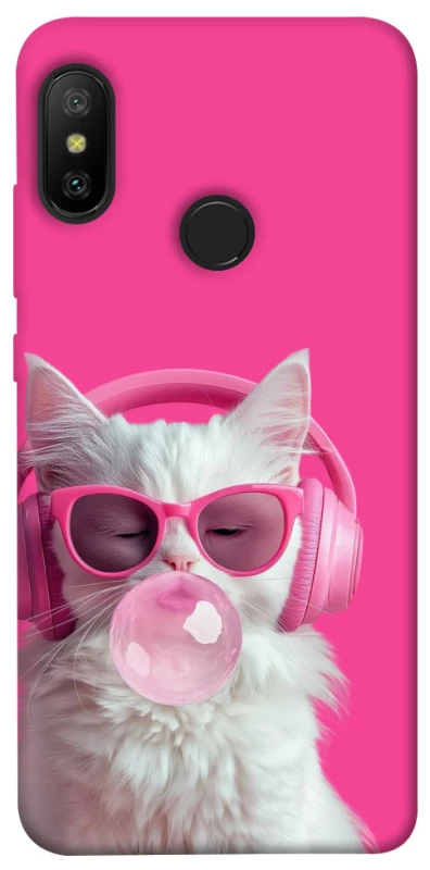 Чехол на Xiaomi Mi A2 Lite / Xiaomi Redmi 6 Pro Pink kitty фото 1 из 1