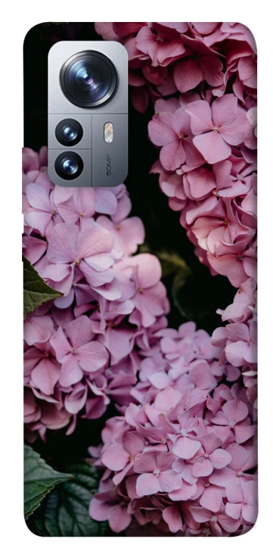 Чохол на Xiaomi 12 / 12X Рожеві гартензії фото 1 з 1