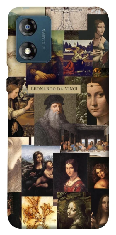 Чохол на Motorola Moto E13 Leonardo da Vinci фото 1 з 1