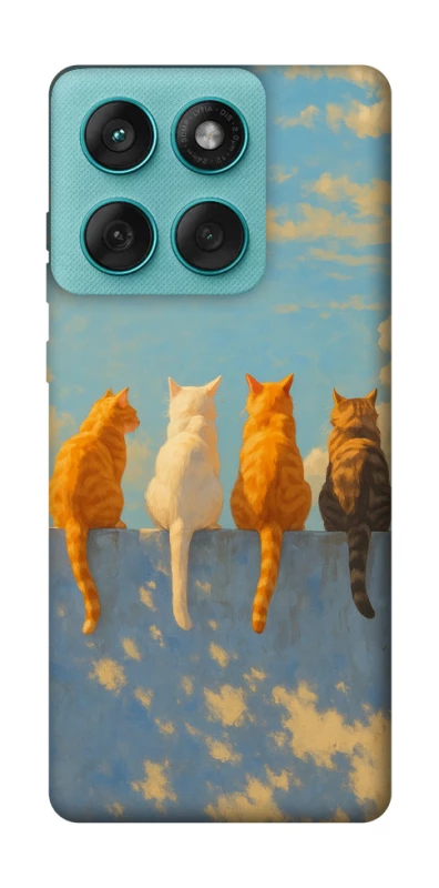 Чехол на Motorola Edge 60 Fusion cats on wall фото 1 Чехол на Motorola Edge 60 Fusion cats on wall фото 1 из 1