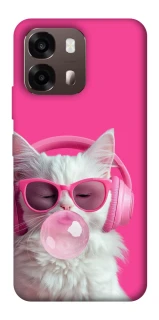 Чехол на Oppo A6 Pink kitty фото 1 из 2