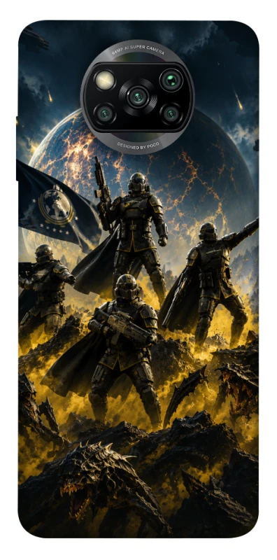 Чохол на Xiaomi Poco X3 NFC / Poco X3 Pro HELLDIVERS фото 1 з 1