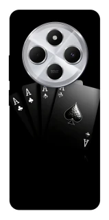 Чехол на Xiaomi Redmi 14C / Poco C75 Black Cards фото 1 из 1