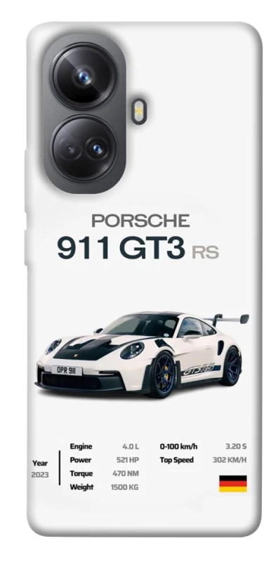 Чехол на Realme 10 Pro+ Porsche 911 GT3 фото 1 из 1