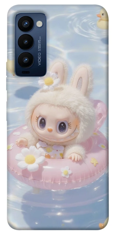 Чохол на TECNO Camon 18 Labubu swimming фото 1 з 1