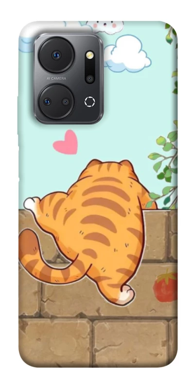 Чохол на Huawei Honor X7a Cat the meow фото 1 з 1