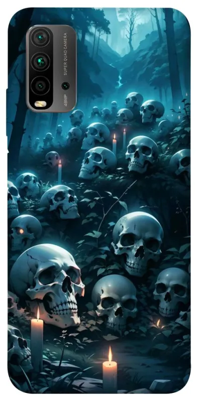 Чехол на Xiaomi Redmi 9T Skulls v3 фото 1 из 1