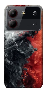 Чохол на ZTE Blade A54 4G Black and Red фото 1 з 1