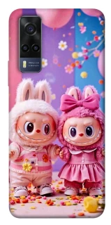 Чехол на Vivo Y53s Labubu twins ver.2 фото 1 из 1