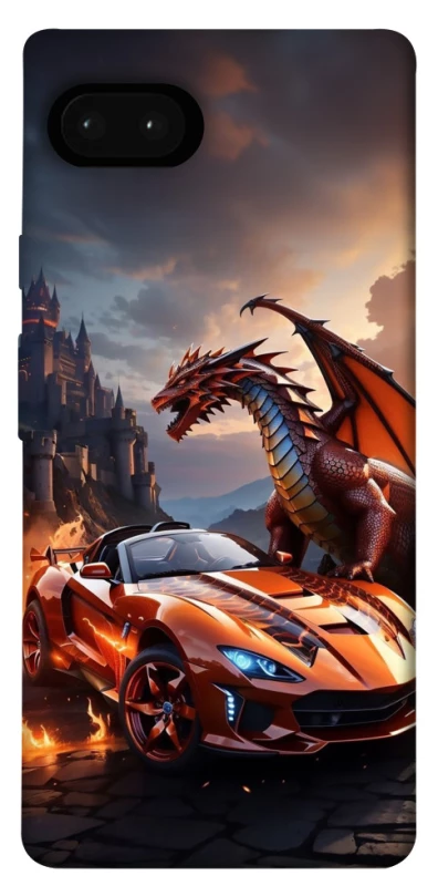 Чохол на Google Pixel 7a Сar and dragon фото 1 з 1