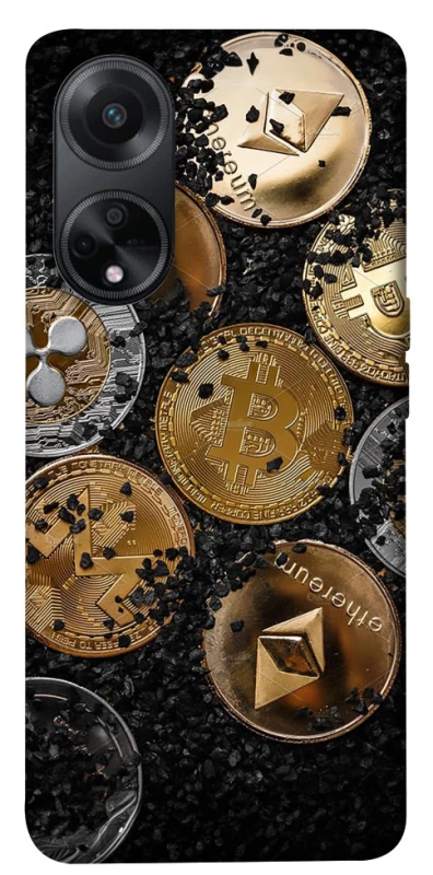 Чехол на Oppo A98 Many coins v2 фото 1 из 1