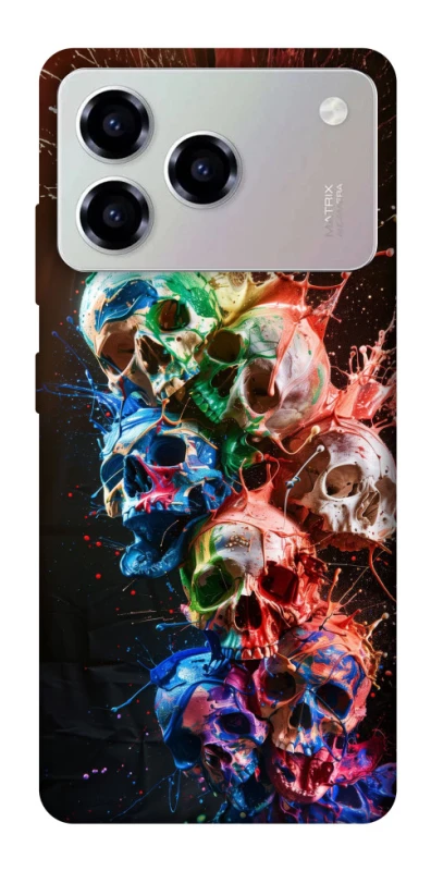 Чохол на ZTE Blade A76 Skulls фото 1 з 1