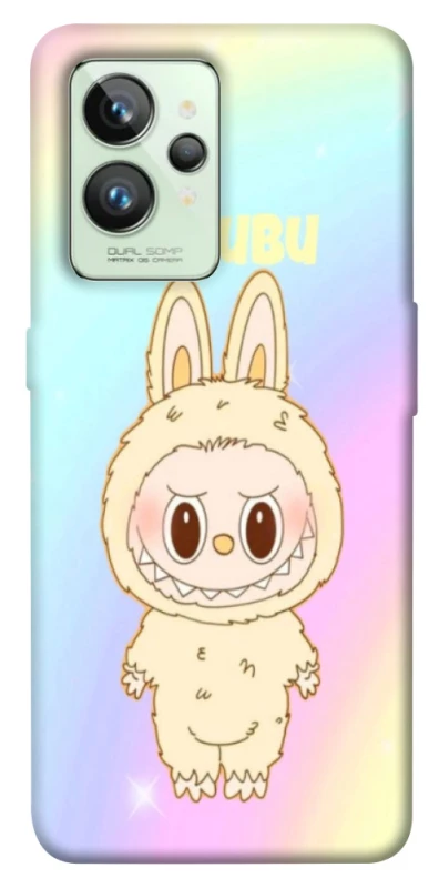 Чохол на Realme GT2 Fluffy Rainbow Labubu фото 1 з 1