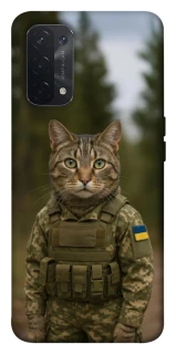 Чехол на Oppo A54 5G / A74 5G Кот защитник фото 1 из 1