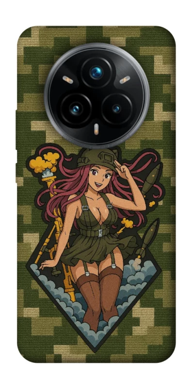 Чохол на Realme 14 Pro+ Military Waifu фото 1 з 1