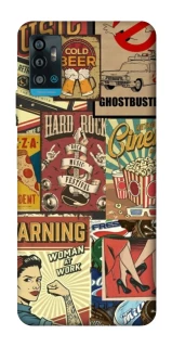 Чехол на ZTE Blade A71 Retro collage ver.2 фото 1 из 1