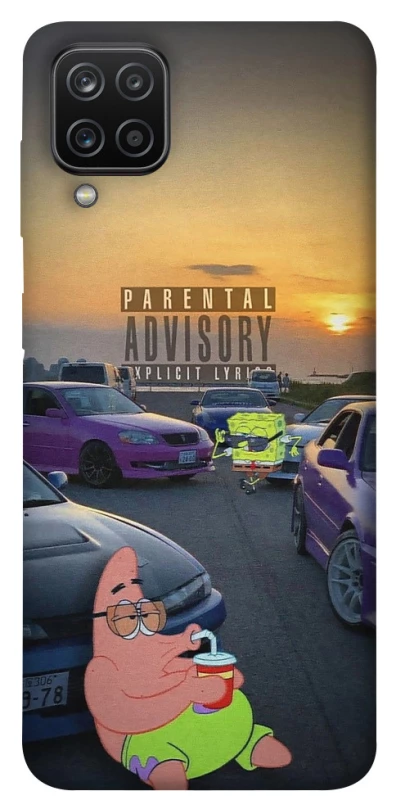 Чохол на Samsung Galaxy A12 Патрік на перегонах фото 1 з 1